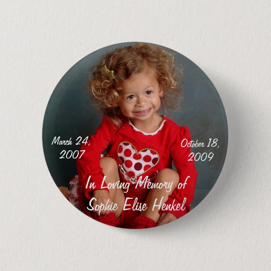 Badge Rond 5 Cm Le bouton de Sophie (Devant)