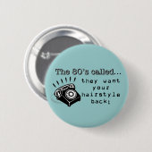 Badge Rond 5 Cm Le bouton des années 80 (Devant & derrière)