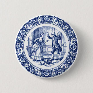 Badge Rond 5 Cm Le bouton du vase brisé