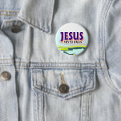 Badge Rond 5 Cm le bouton Jésus n'échoue jamais (En situation)