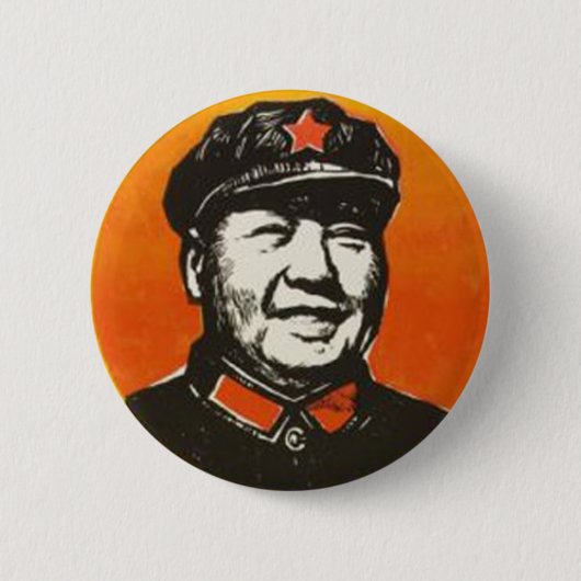 Badge Rond 5 Cm Le bouton précieux de Mao (Devant)
