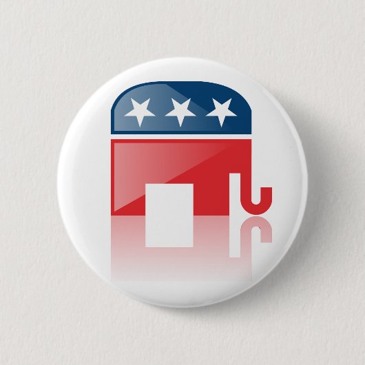 Badge Rond 5 Cm Le bouton républicain moderne (Devant)