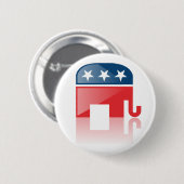 Badge Rond 5 Cm Le bouton républicain moderne (Devant & derrière)