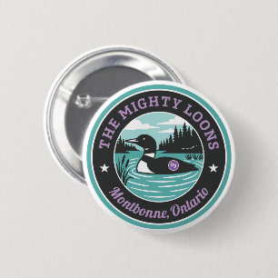 Badge Rond 5 Cm Le bouton sarcelle des Mighty Loons