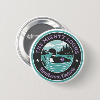 Badge Rond 5 Cm Le bouton sarcelle des Mighty Loons