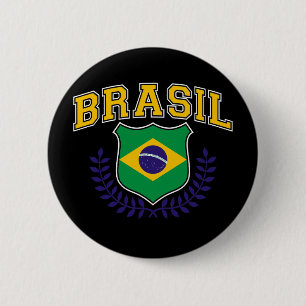 Badge Rond 5 Cm Le Brésil