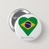 BADGE ROND 5 CM LE BRÉSIL (Devant & derrière)