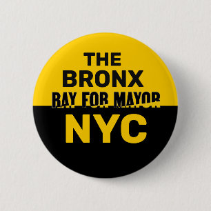 Badge Rond 5 Cm Le Bronx pour Ray McGuire pour le Maire de New Yor