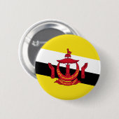 Badge Rond 5 Cm Le Brunei - drapeau de Bruneian (Devant & derrière)