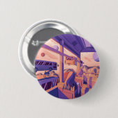 Badge Rond 5 Cm Le Bus (Devant & derrière)