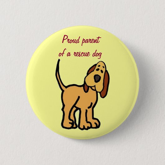 Badge Rond 5 Cm Le BZ parentof fier un bouton de chien de (Devant)