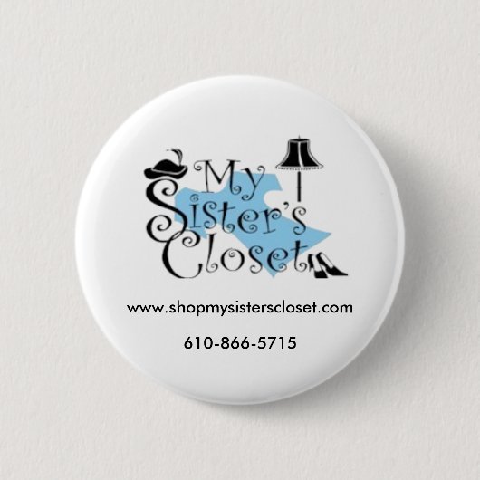 Badge Rond 5 Cm Le cabinet de ma soeur (Devant)