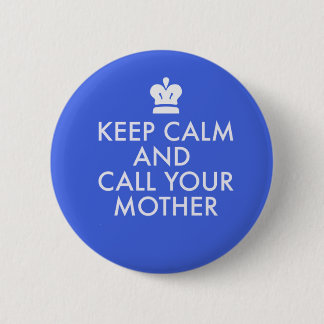 Badge Rond 5 Cm Le cadeau juif Bouton-Gardent le calme