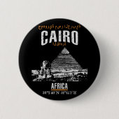 Badge Rond 5 Cm Le Caire (Devant)