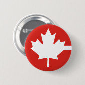 Badge Rond 5 Cm Le Canada (Devant & derrière)