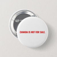 Le Canada n'est pas à vendre texte rouge blanc min