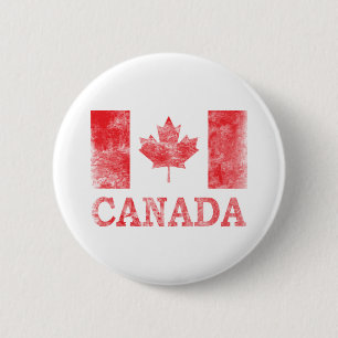 Badge Rond 5 Cm Le Canada vintage