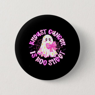 Badge Rond 5 Cm Le cancer du sein est Boo Sheet Halloween Cancer d
