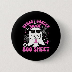 Badge Rond 5 Cm Le cancer du sein est une feuille de seins Cancer 