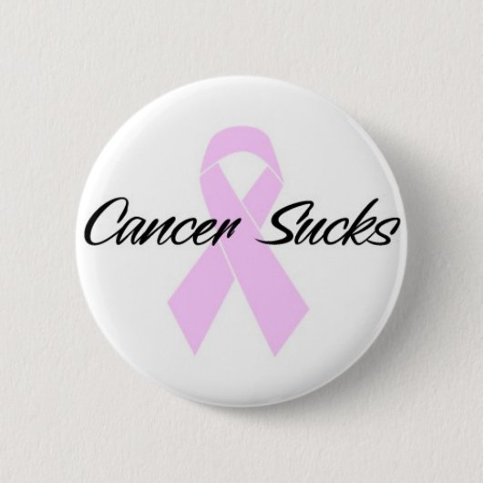Badge Rond 5 Cm Le Cancer suce (Devant)
