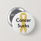 Badge Rond 5 Cm Le Cancer suce (Devant & derrière)