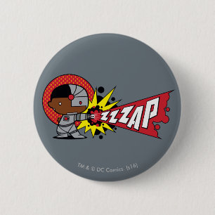 Badge Rond 5 Cm Le canon cybernétique de Chibi Cyborg