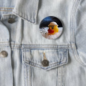 Badge Rond 5 Cm Le caoutchouc mignon (En situation)