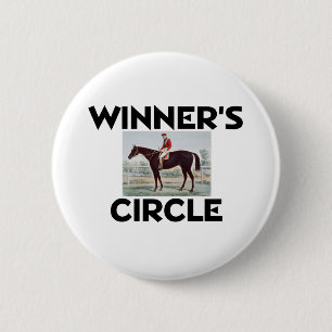 Badge Rond 5 Cm Le cercle du gagnant SUPÉRIEUR