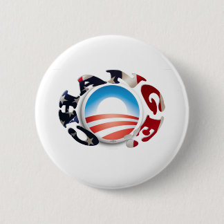 Badge Rond 5 Cm Le changement que nous avons besoin