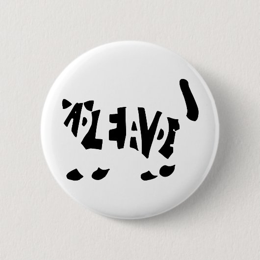 Badge Rond 5 Cm Le chat de Schrödinger (Devant)