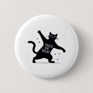 Badge Rond 5 Cm Le Chat Noir Dancing Spooktacular Trick-or-Trea