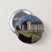 Badge Rond 5 Cm le château d'edinburgh (Devant & derrière)