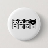 BADGE ROND 5 CM LE CHATS M30W 8 BITS (Devant)