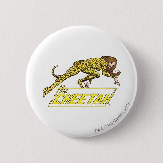 Badge Rond 5 Cm Le Cheetah (Devant)