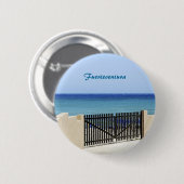 Badge Rond 5 Cm Le chemin vers la mer (Devant & derrière)