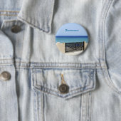 Badge Rond 5 Cm Le chemin vers la mer (En situation)