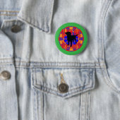 Badge Rond 5 Cm Le chercheur (En situation)