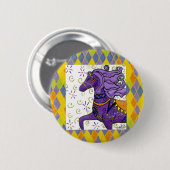 Badge Rond 5 Cm Le cheval de Kaylee (Devant & derrière)