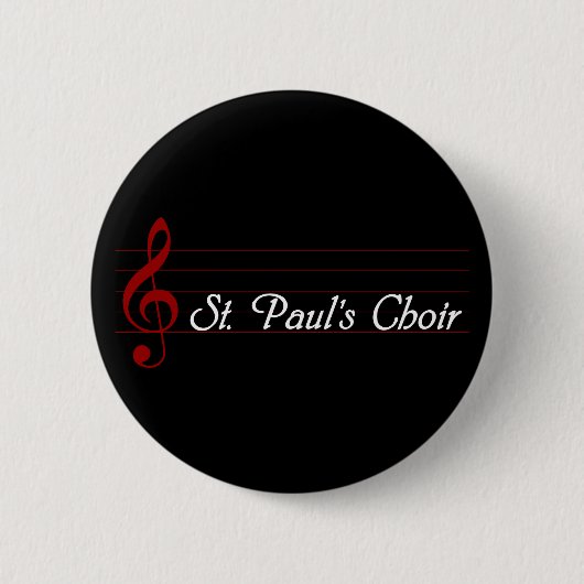 Badge Rond 5 Cm Le choeur de St Paul (Devant)