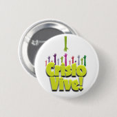 Badge Rond 5 Cm Le Christ Vit (2) (Devant & derrière)