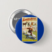 Badge Rond 5 Cm Le cirque de Barnum et de Bailey (Devant & derrière)