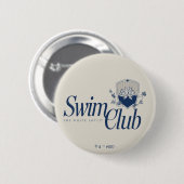 Badge Rond 5 Cm Le Club de natation White Lotus (Devant & derrière)