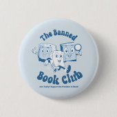 Badge Rond 5 Cm Le club du livre interdit (Devant)