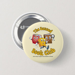 Badge Rond 5 Cm Le club du livre interdit