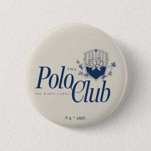 Badge Rond 5 Cm Le Club White Lotus Polo