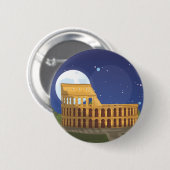Badge Rond 5 Cm Le Colisée de Rome (Devant & derrière)