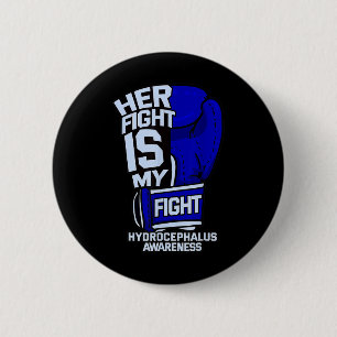 Badge Rond 5 Cm Le combat est mon combat contre l'hydrocéphalie