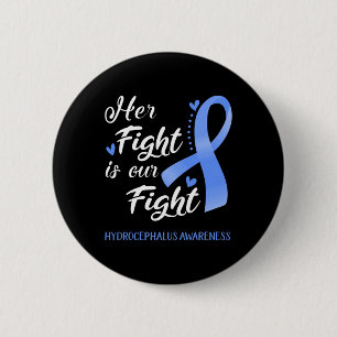 Badge Rond 5 Cm Le combat est notre lutte de sensibilisation à l'h