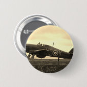 Badge Rond 5 Cm Le combattant brouillé pour décollent (Devant & derrière)