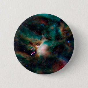 Badge Rond 5 Cm Le Complexe Nuageux De Rho Ophiuchi.